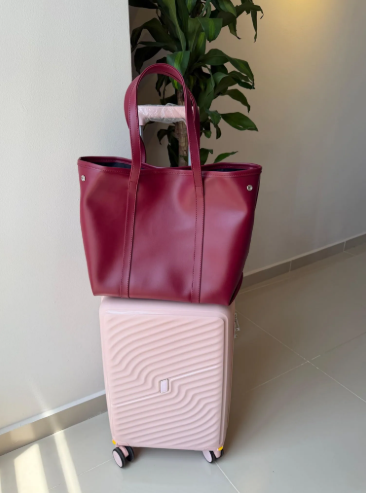 CARTERA TOTE FINO CHERRY