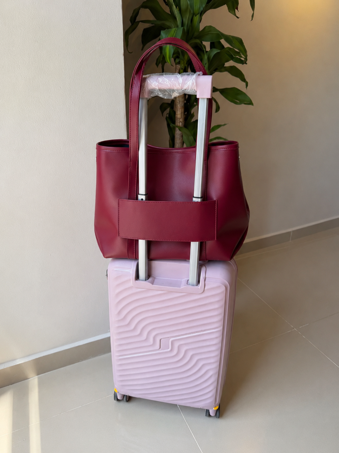 CARTERA TOTE FINO CHERRY