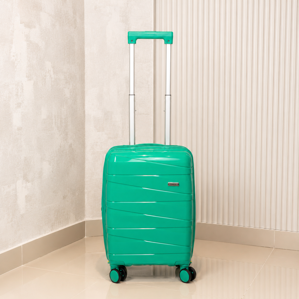 MALETA DE CABINA 10KG MATTEVA EXPANDIBLE POLIPROPILENO VERDE MENTA