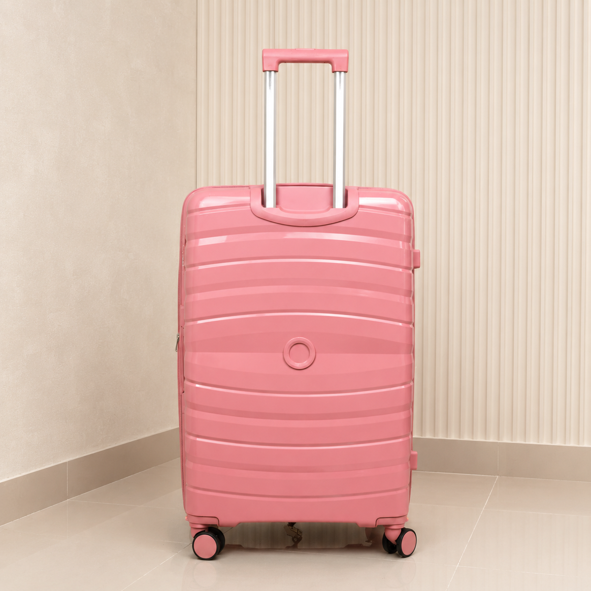 MALETA DE 23KG MATTEVA EXPANDIBLE POLIPROPILENO ROSADO