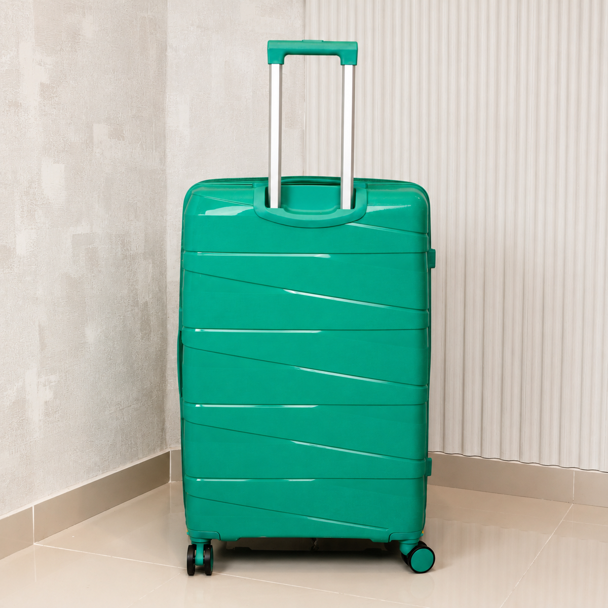 MALETA DE 32KG MATTEVA EXPANDIBLE POLIPROPILENO VERDE MENTA