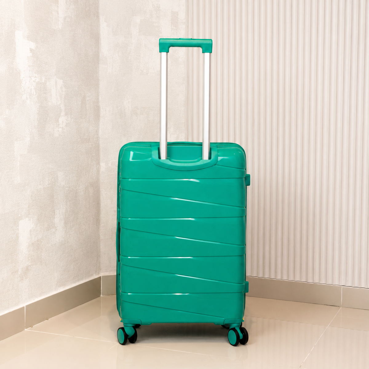 MALETA DE 23KG MATTEVA EXPANDIBLE POLIPROPILENO VERDE MENTA