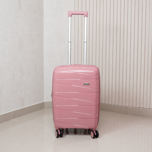MALETA DE CABINA 10KG MATTEVA EXPANDIBLE POLIPROPILENO ROSADA