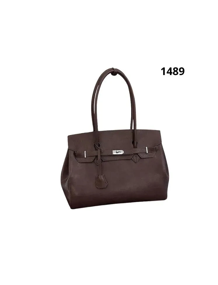 CARTERA BIRKIN GRANDE MARRON