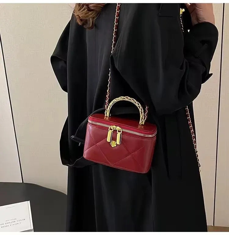 BOLSO CAMELIA BRILLANTE ROJO