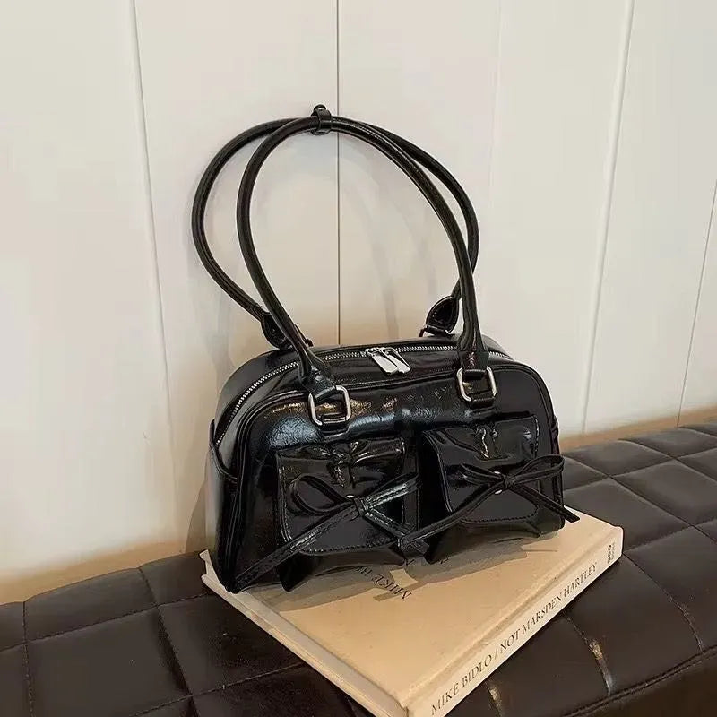 CARTERA BAGUETTE NEGRO