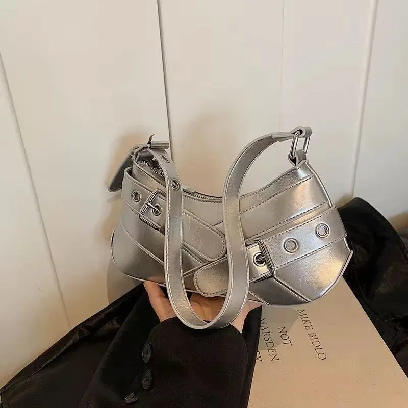 BOLSO ZOEE PLATEADO