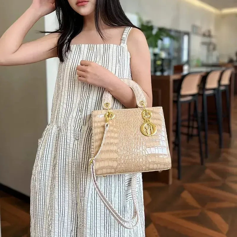 BOLSO LADY D EJECUTIVO BEIGE