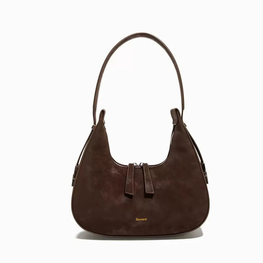 BOLSO BAGUETTE ALYA MARRON