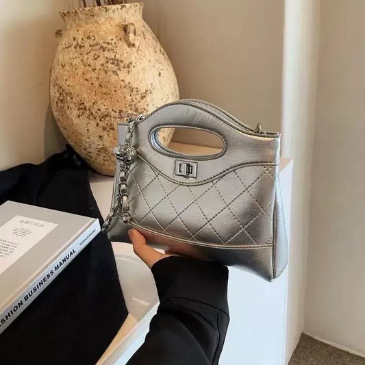BOLSO AIDA PLATEADO