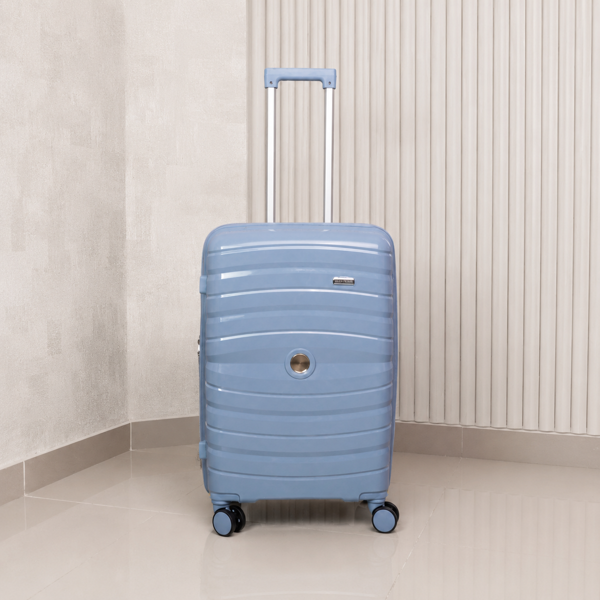 MALETA DE CABINA 23KG MATTEVA EXPANDIBLE POLIPROPILENO AZUL CLARO