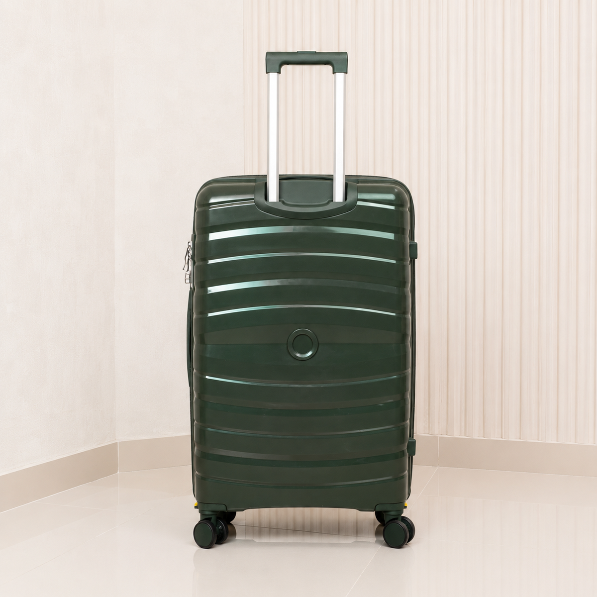 MALETA DE 32KG MATTEVA EXPANDIBLE POLIPROPILENO VERDE