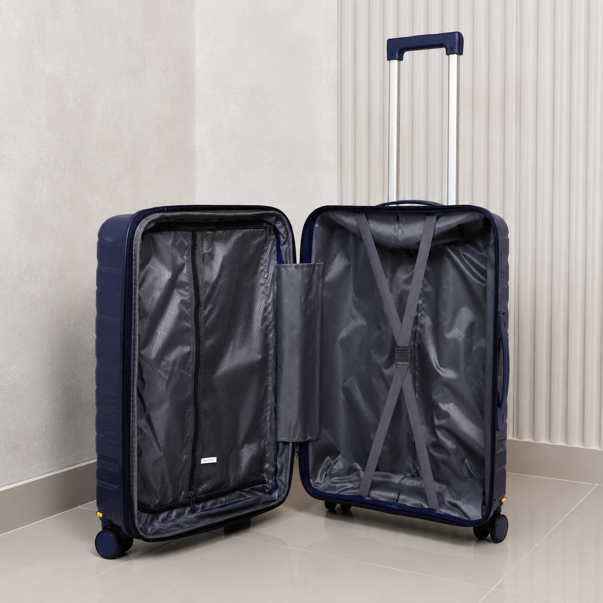 MALETA DE 23KG MATTEVA EXPANDIBLE POLIPROPILENO AZUL OSCURO