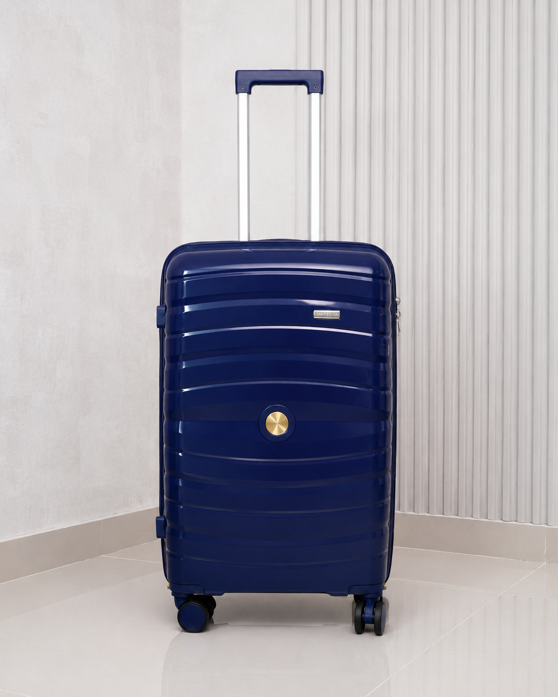 MALETA DE CABINA DE 10KG MATTEVA EXPANDIBLE POLIPROPILENO AZUL OSCURO